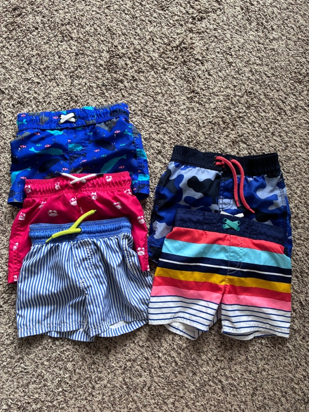 Toddler Boy Swim Bundle Trunks 18 months Carter’s Old Navy Cat & Jack Gap